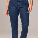 Abercrombie & Fitch  Curve Love Dark Wash High Rise Skinny Jeans Photo 0