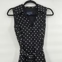 Jones New York Vintage 90s polka dot black dress size 8 Photo 3