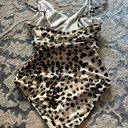 Aerie Wrap One Piece Cheetah Swimsuit M Photo 4