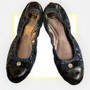 Tahari  Ballet Flats Gibson Model Snake‎ Print and Patent Leather, Elastic Slipon Photo 1