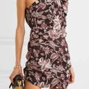 Isabel Marant Lilia One Shoulder Floral Print Mini Dress Asymmetrical Cotton Dress Photo 2