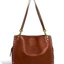 Krass&co American Leather . Lennox Studded Triple Entry Leather Satchel Photo 0