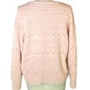 Petal NWT -  Ladies Pink "Spring " Summer Cotton Sweater NWT ~ Women's Size L Photo 1