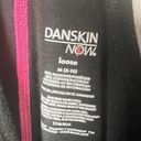 Danskin  Now Women’s Black  Graphic Athletic Sporty Racerback  Tee Size M Photo 2