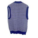 Brooks Brothers Vintage  cotton houndstooth sweater vest size large Photo 4