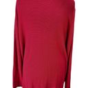 kim rogers  Women's NWT Curvy Plus SZ 3X Cherry Red Cable Knit Pull Over Sweater Photo 1