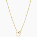 Gorjana Rose Interlocking Necklace Gold Photo 0