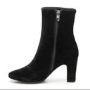 Ralph Lauren NWT Lauren  Black Velvet Ankle Boots Photo 4