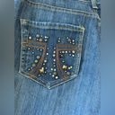 Seven 7 FAMK Womens Size 6 Premium‎ Blue Denim Flare Jeans Photo 5