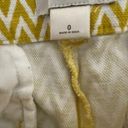 The Loft  Outlet shorts, yellow/white, size 0 Photo 3