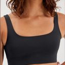 Girlfriend Collective  scoop bralette black sports bra size large Photo 0