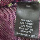 SO  Retro Sweater Vest Preppy Black Fuchsia Crop High Neck Vest Junior Medium NEW Photo 9