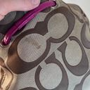 Coach  Daisy Outline‎ signature purse/handbag. Signature brown C Photo 8