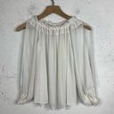 Ramy Brook  Cold Shoulder Blouse Top Size Medium Photo 0