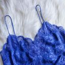 Royal Blue 2pc Satin Night Set Photo 1