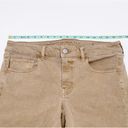 American Eagle  Outfitters Super Stretch Twill X Midi Shorts Khaki Tan Size 12 Photo 6