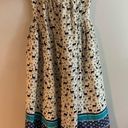 Anna Sui  for Anthropologie Silk Strapless Novelty Deer Print Dress Size 2 Photo 0