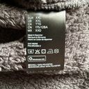 Aerie Charcoal Gray 1/4 Zip Teddy Pullover NWT Photo 5