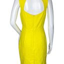 Trina Turk  Dress Womens 2 Yellow Mini Dress Bow Open Back Feminine Colorful Photo 3