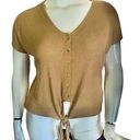 Mandee Short Sleeve Waist Tie Top Photo 0