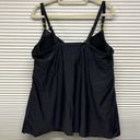 Cacique Swim by  NWT Black Balconette Bra Tankini Top Size 42D Photo 4