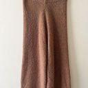 Stars Above Brown High Waisted Fuzzy Wide Leg Pants Size XS Photo 1