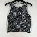 Balance Collection  floral black and white athletic tank size large Photo 0