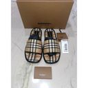 Burberry  Alixa Flat Sandals in Archive Beige Check 38.5 With Box Womens Slides Photo 5