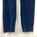 We The Free  High Rise Skinny Raw Hem Corduroy Jeans Navy Size 30 Photo 6