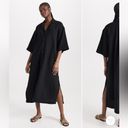 Madewell  Lightestspun Cover Up Maxi Shirtdress in True Black Size Medium NWT Photo 2