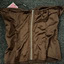 Pretty Little Thing Brown Corset Top Photo 4