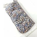 Sondra Roberts  Snake Print Clutch with Silver Chain Handle Photo 9