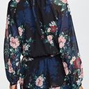 Yumi Kim Falling in Love Class Act Black Floral Long Sleeve Mini Dress M Photo 1