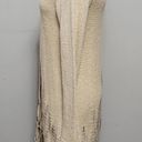 BKE  Boutique tank metallic fringed cardigan size small Photo 5