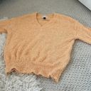 Universal Threads Universal Thread Orange Knit Sweater Photo 0