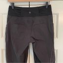 prAna  Summit Crop Pants Capri Sz Small Black Nylon Hiking Outdoors Photo 10