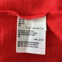 Style & Co  Petite Medium Polo Top Short Sleeves Button Neck Lightweight Red New Photo 6