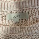 Ann Taylor LOFT 100% Cotton Light Pink Knit Tunic Sweater Photo 8