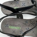 Baretraps Hammond Black Floral T-Strap Wedge Sandals Women’s 8 Photo 8