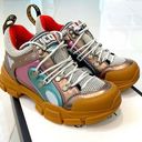 Gucci  Flashtrek Metallic Sneakers Photo 0