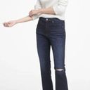 Banana Republic  Dark Wash High Rise Cropped Flare Jeans size 31 Photo 1