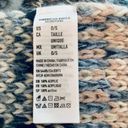 American Eagle  OUTFITTERS Blue Plush Fringe Cozy  Fair Isle Scarf/Wrap Photo 3