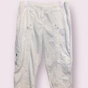 Style & Co . Petite Mid-rise Capri Cargo Pants in White - size 6P Photo 0