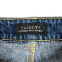 Talbots  Womens Size 8 Flawless Five Pocket Boyfriend Jean Denim Stretch Blue Photo 6