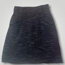 H&M Black & White Tweed Skirt Photo 0