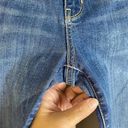 American Eagle  Sz 8 Long Super High Rise Jegging Stretch Denim Blue Jeans Skinny Photo 6