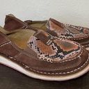 Ariat  Ladies Cruiser Slip On Snakeskin Loafer Brown, Pink, Black Size 6 B Photo 0