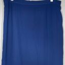 Vintage Blue  Polyester Skirt Photo 3