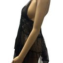 Frederick's of Hollywood  Black Lace Mesh Chemise Sheer Lingerie Women’s XS Photo 2