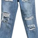 Gap  SZ 2/26 Sexy Boyfriend Jeans Cuffed Low-Rise Distressed Pockets Light Wash Photo 2